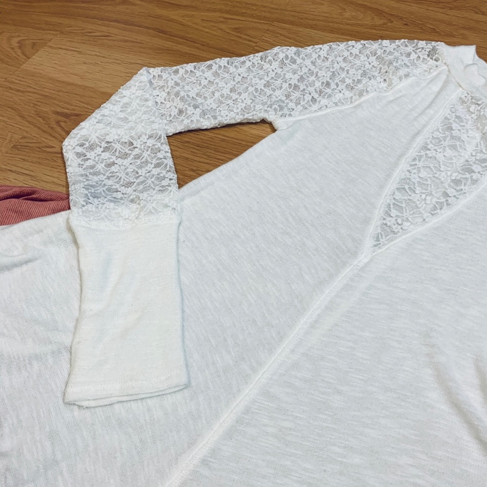 FREE PEOPLE | Lace Snow Long Sleeve - Picture 4 of 7